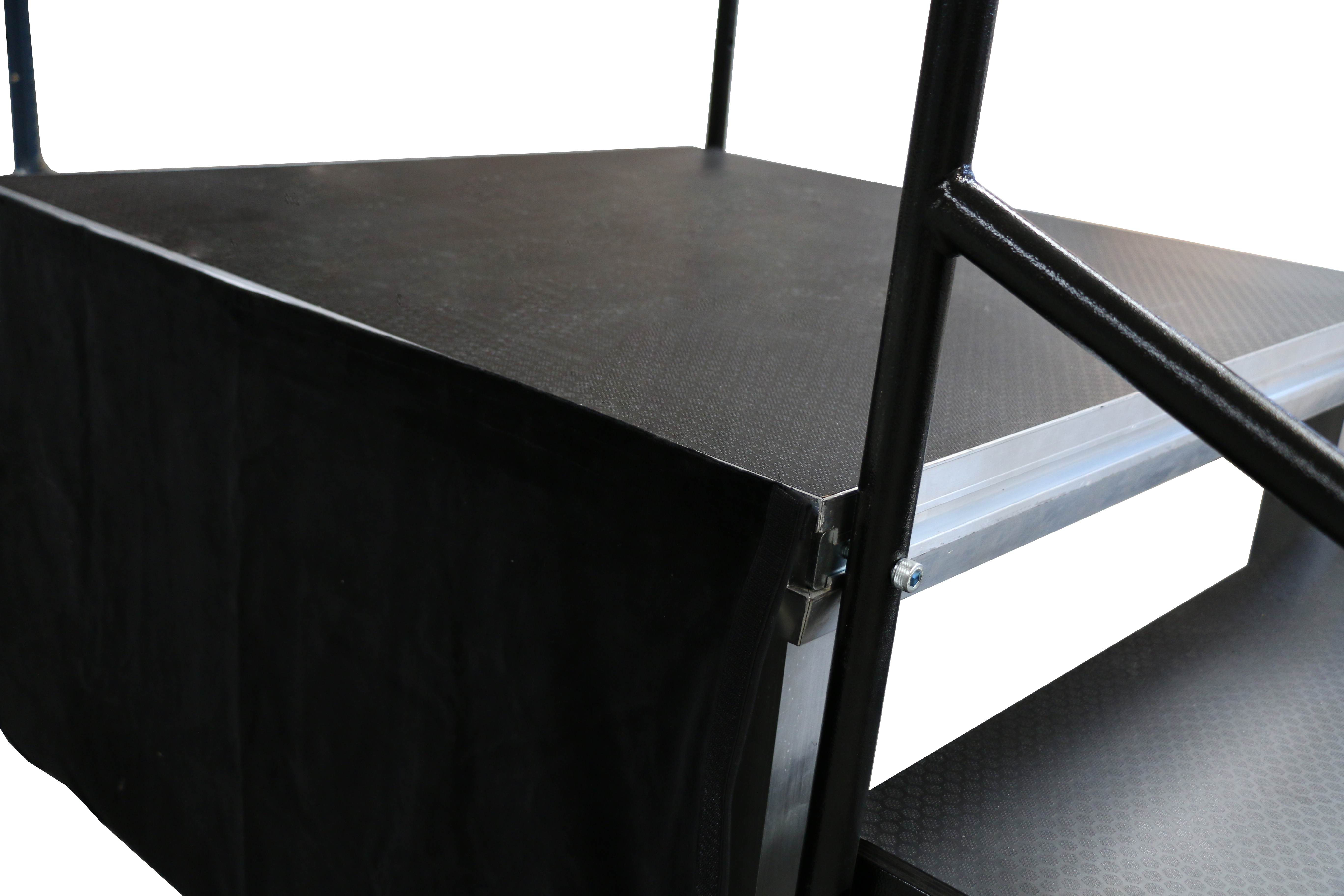GT Stage Deck Skirt 20x205cm samtschwarz