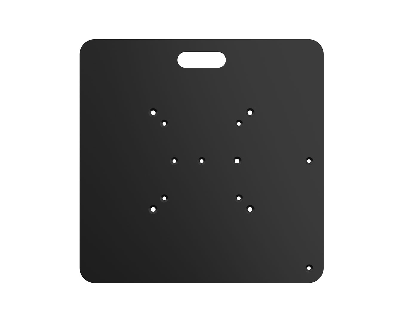 Bodenplatte 60x60cm schwarz für F22-F34/Teleskopsystem Bodenplatte 60x60cm schwarz für F22-F34/Teleskopsystem