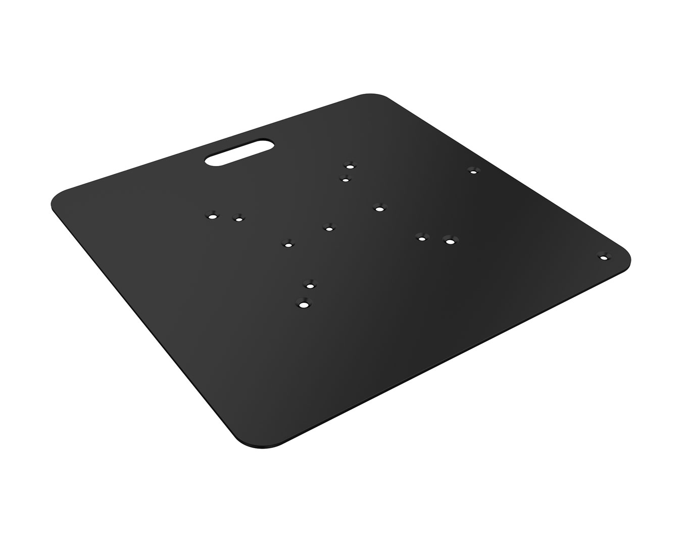 Bodenplatte 60x60cm schwarz für F22-F34/Teleskopsystem Bodenplatte 60x60cm schwarz für F22-F34/Teleskopsystem