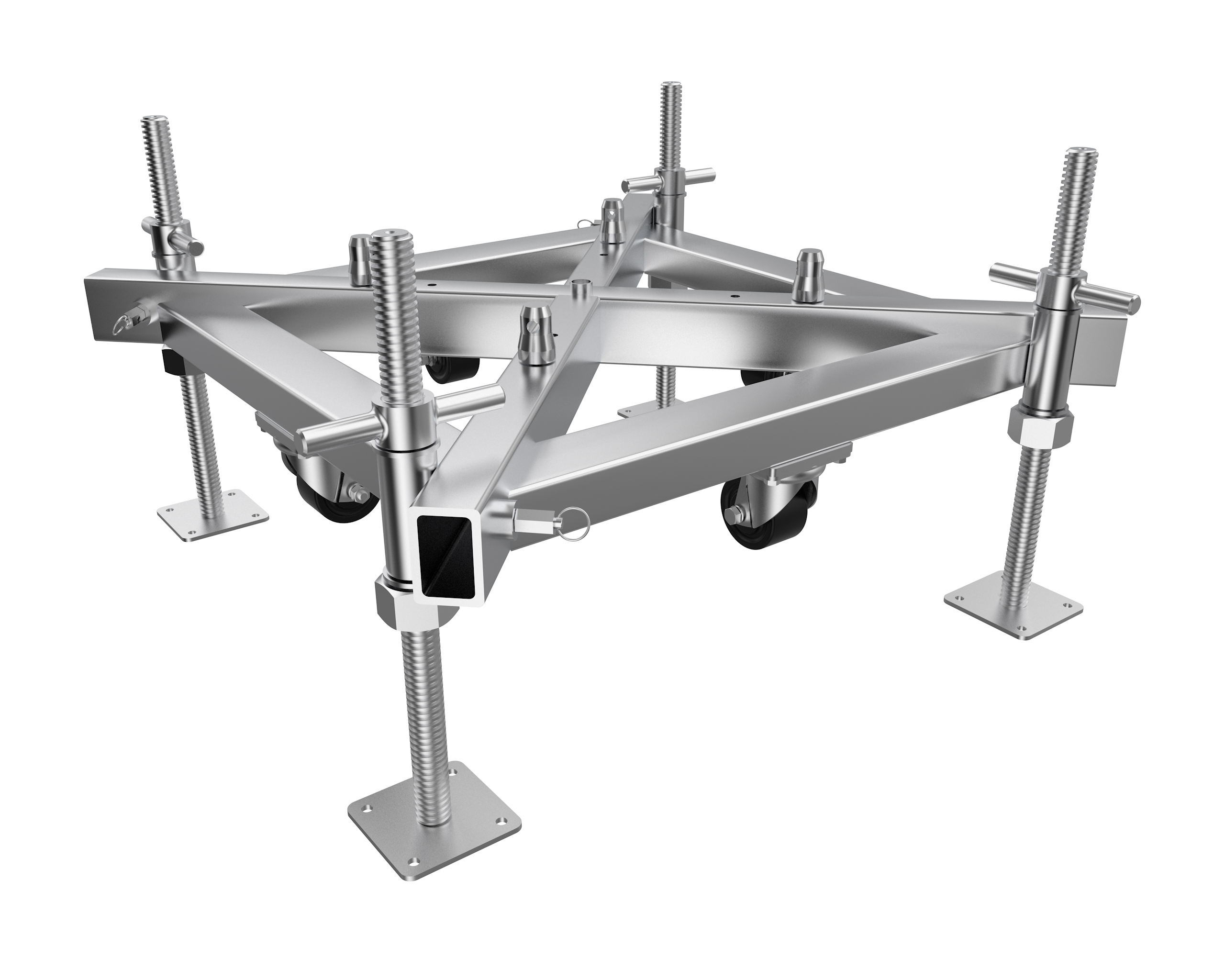 Base New Style für F34/F44 mit Rollen Alu Base New Style für F34/F44 mit Rollen Alu