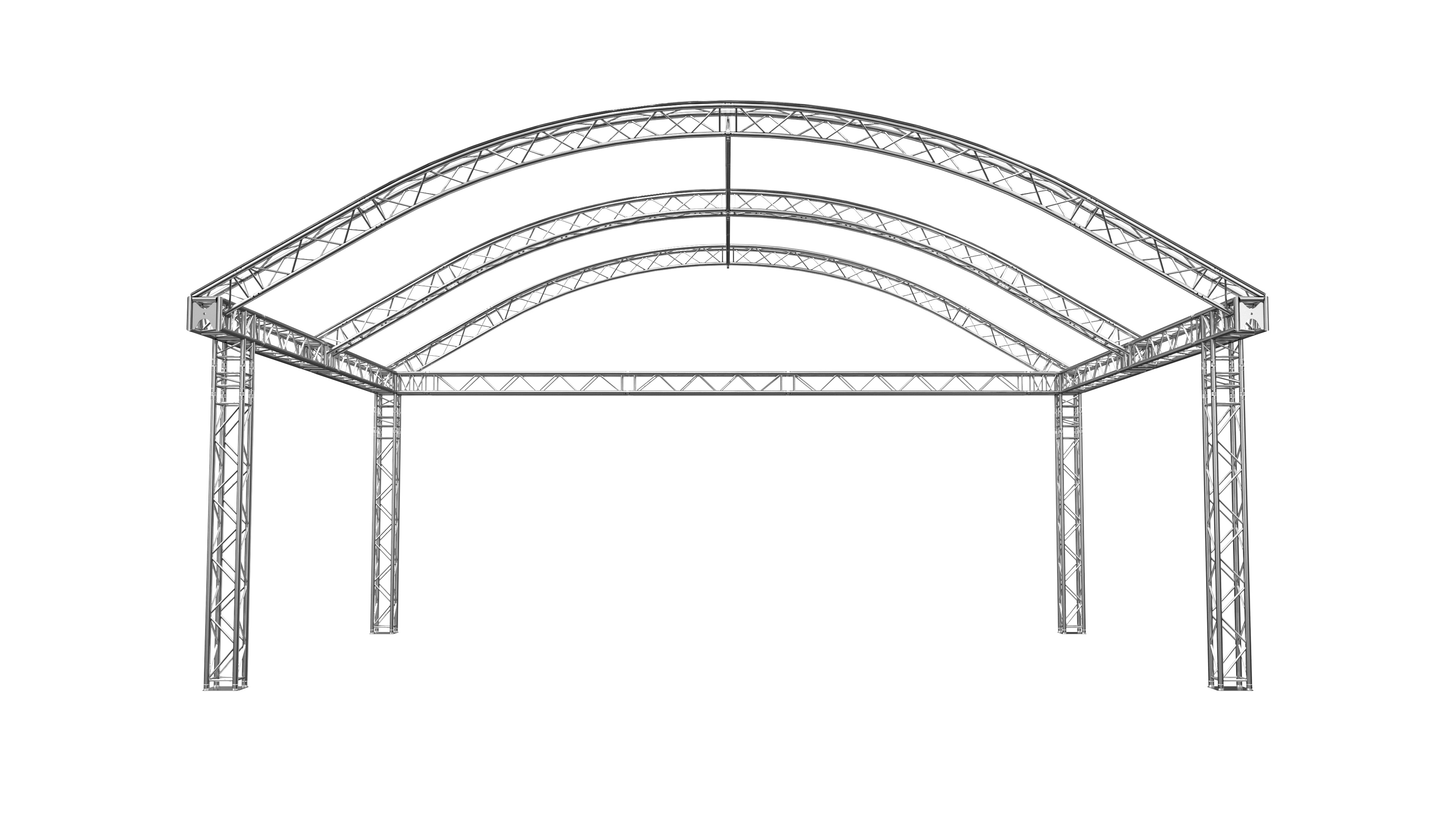 Rundbogenbühne 8x6m Rundbogenbühne 8x6m