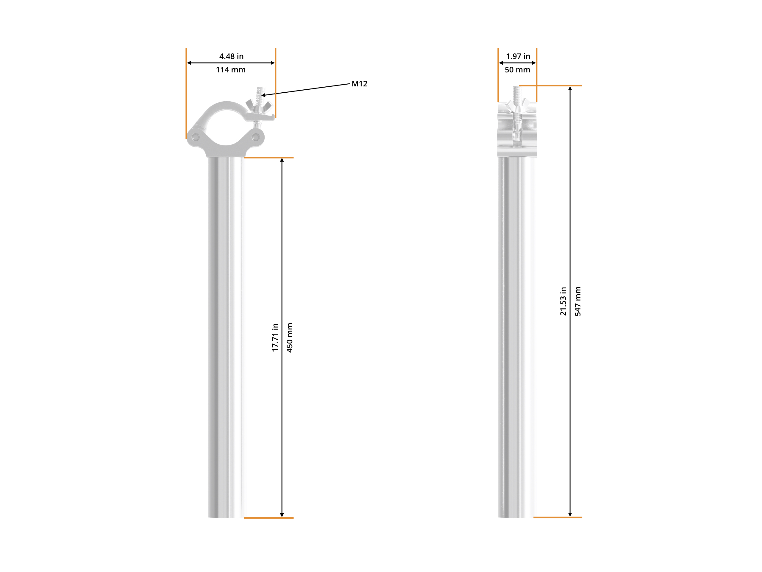 Boom Arm 45 stage black