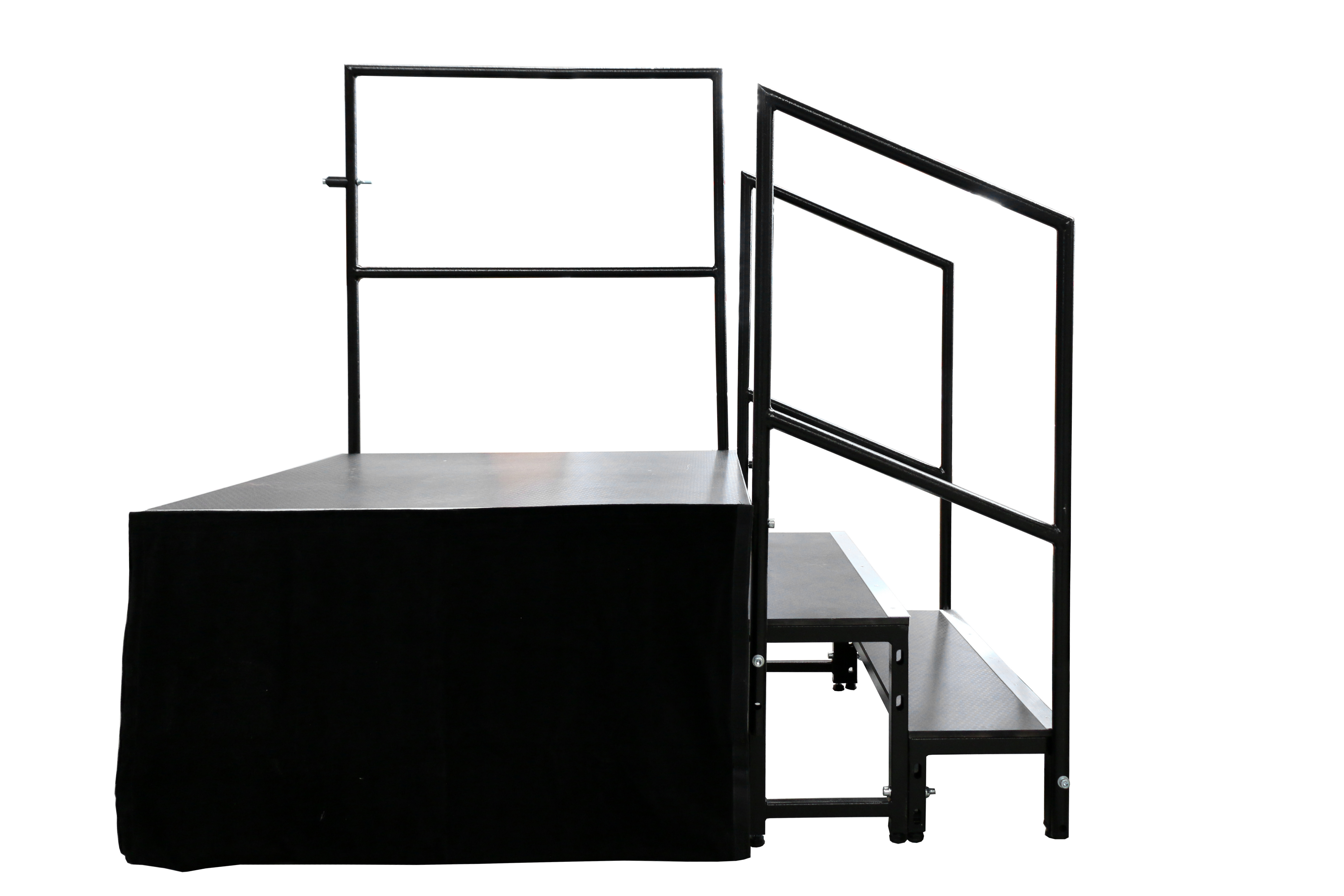 GT Stage Deck Skirt 20x205cm samtschwarz