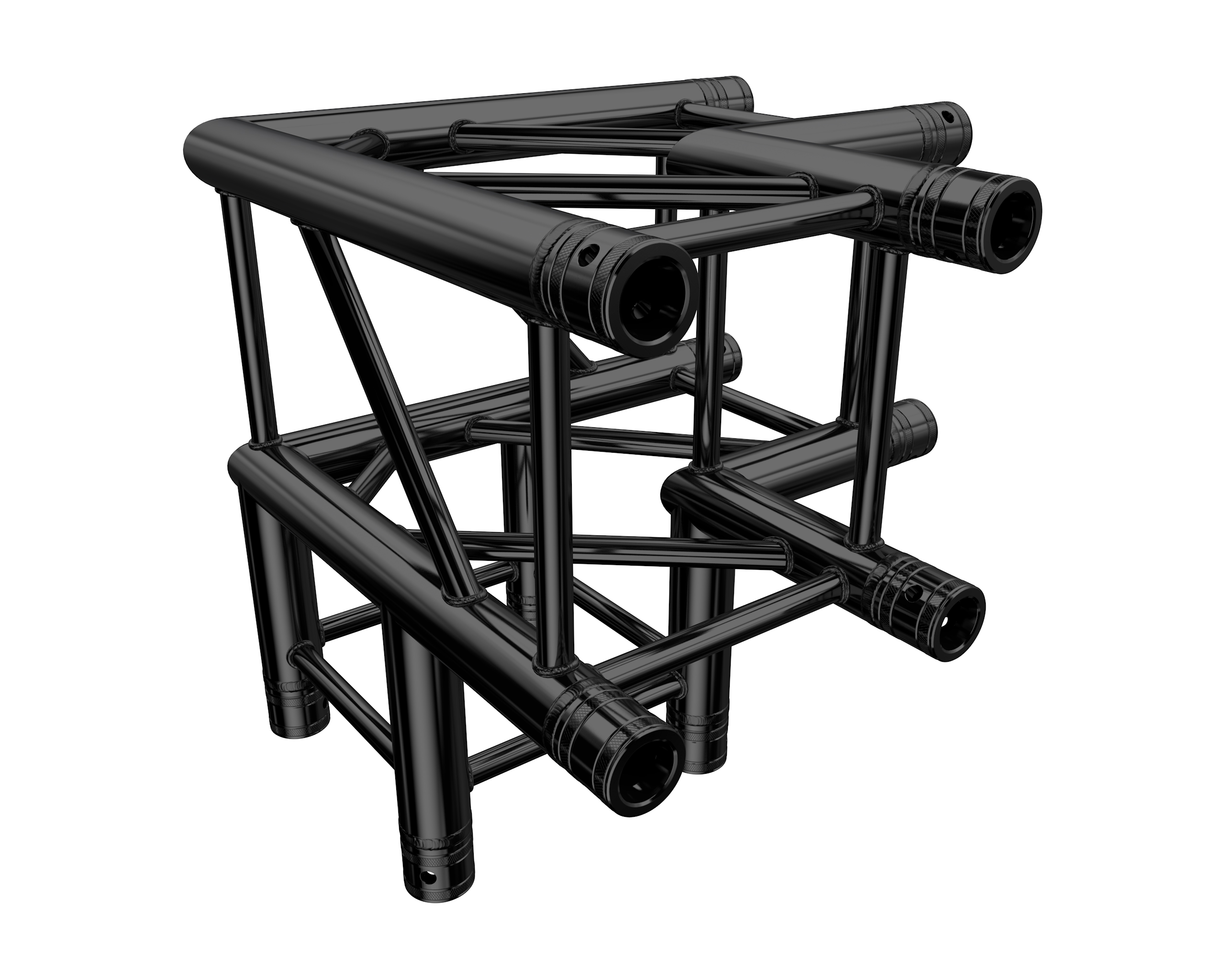 F34 3-Weg Ecke C30 90° stage black